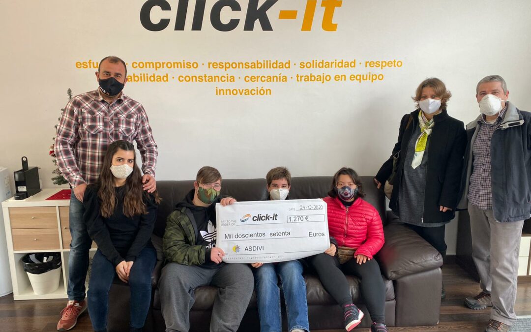 Click-IT lanza una campaña solidaria interna para colaborar con Asdivi